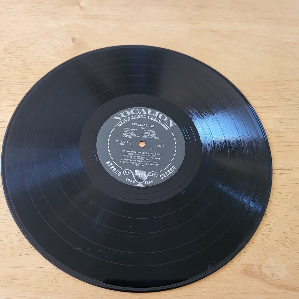 CHRISTMAS TIME With Jimmie Davis Loretta Lynn LP 1967 Decca Records VL 73812 LP2 - Picture 3 of 7